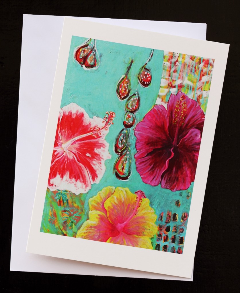kunstkort hawaii lillest.
