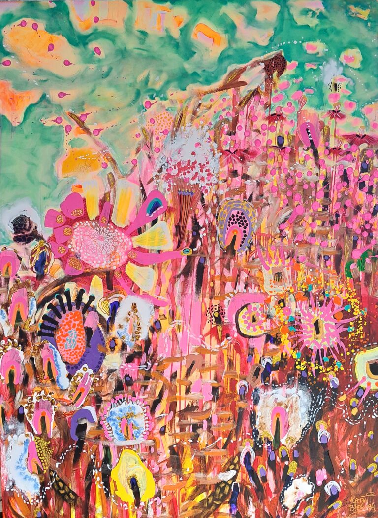 Akryl/mixed media på lærred 200x150cm 28.000kr